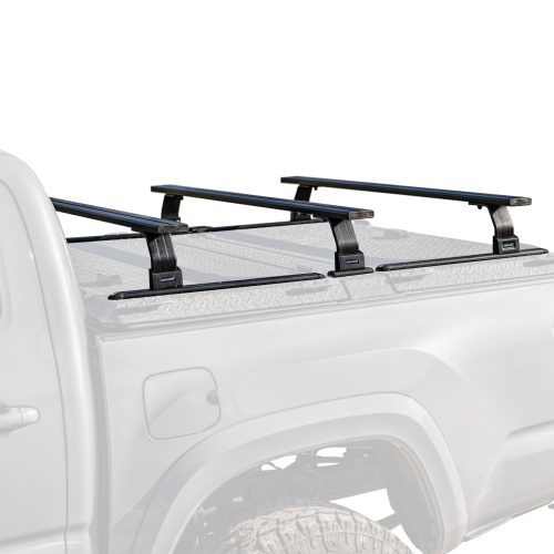 Overall view rack system with three load bars on DiamondBack HD